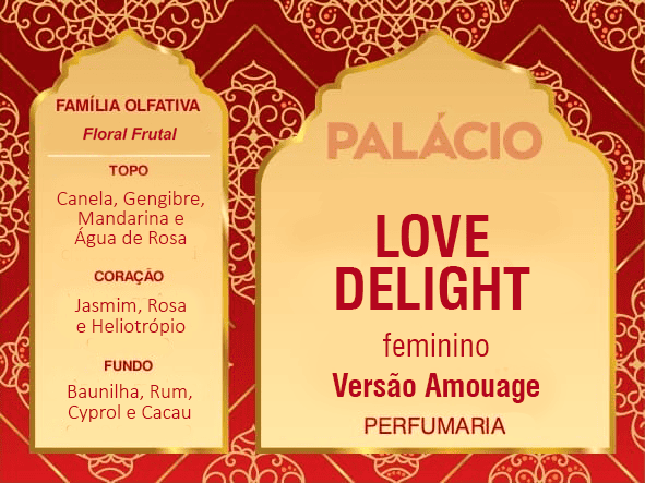 Love Delight (Perfumaria Árabe) – Essência para Perfume Feminino