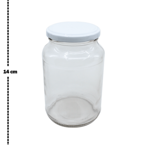 Pote de Vidro Alimentício + Tampa Metálica 74 mm - 520 ml