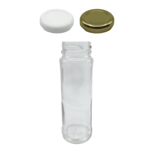 Pote de Vidro Alimentício B/A  + Tampa Metálica 38 mm - 90 ml