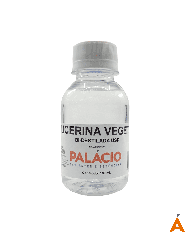Glicerina Vegetal Bi-Destilada USP - 100 ml - Palácio das Artes e Essências