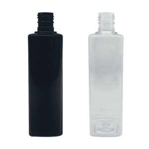 Frasco de Plástico Quadrado Alto - 300 ml