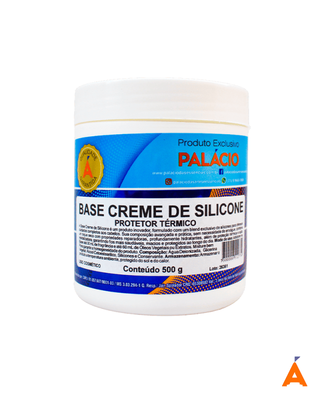 Base Creme de Silicone (Protetor Térmico) - 500 g