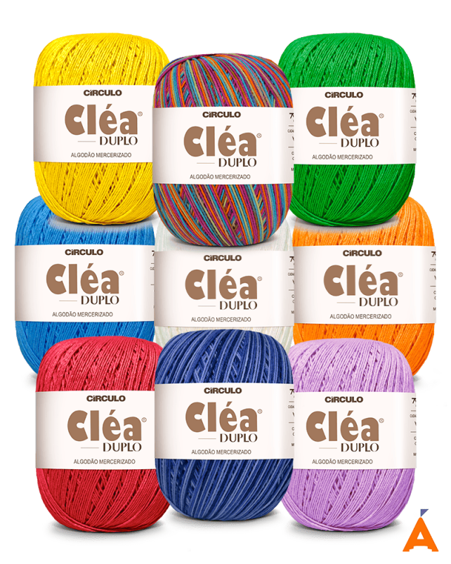 Cléa Duplo (Círculo) 295 tex / 508 m - 68 Cores