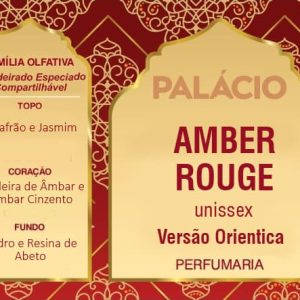 Amber Rouge (Perfumaria Árabe) – Essência para Perfume Unissex