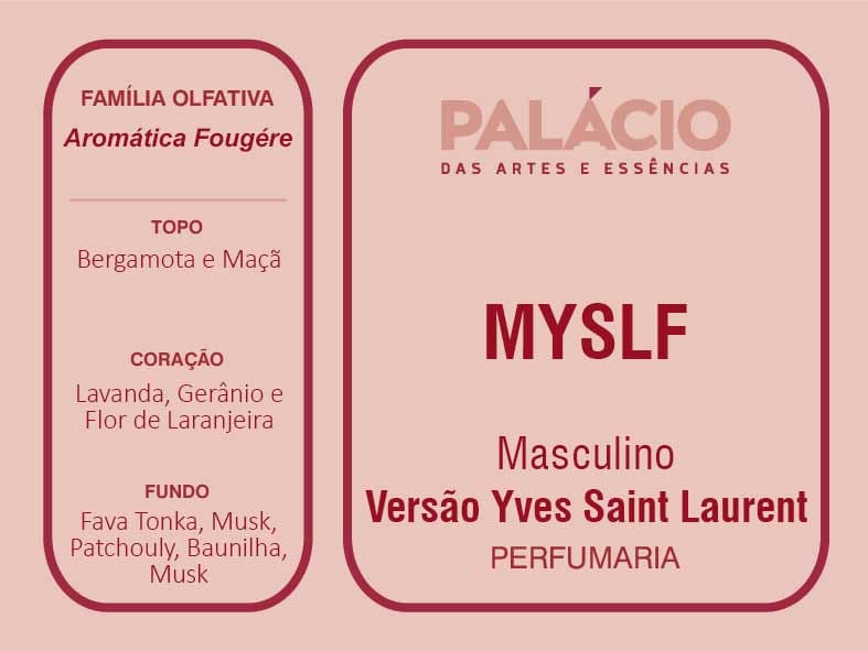 MYSLF – Essência para perfume Masculino