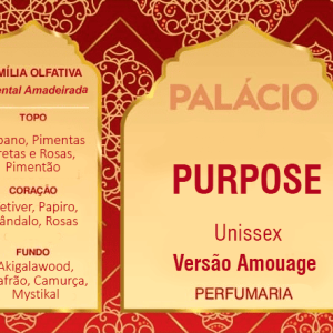 Purpose (Perfumaria Árabe)  – Essência para Perfume Unissex