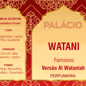 Watani (Perfumaria Árabe)  – Essência para Perfume Feminino