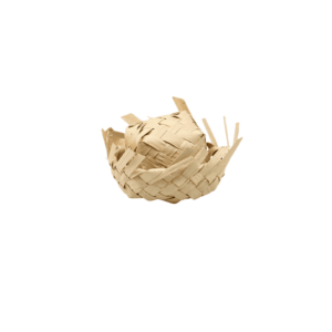 Mini Chapéu Decorativo de Palha - Tamanho P