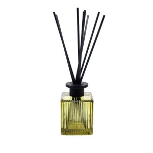 Difusor de Varetas de Vidro Cubo Frisado Verde - 200 ml