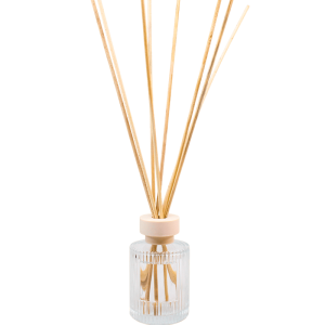 Difusor de Varetas de Vidro Canelado Transparente - 150 ml