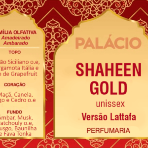 Shaheen Gold (Perfumaria Árabe)  – Essência para Perfume Unissex
