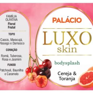 Luxo Skin Cereja e Toranja - Essência para Body Splash